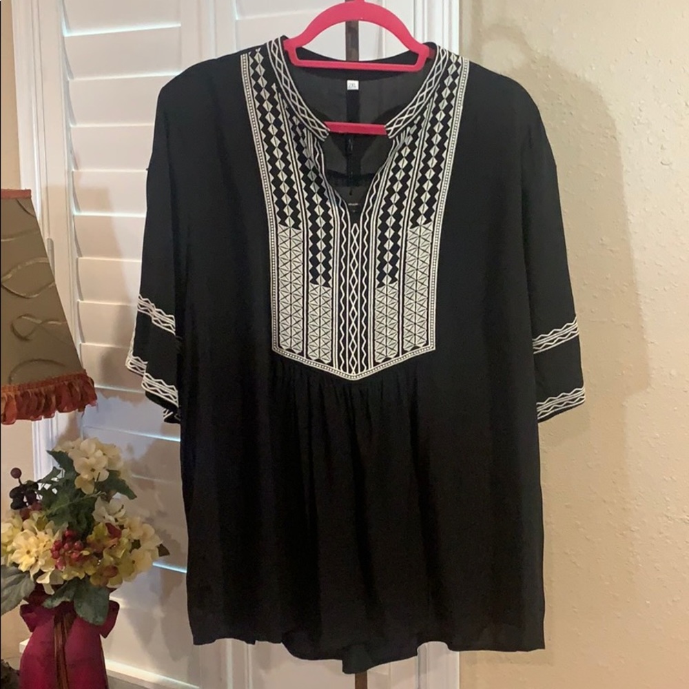 Beautiful AK Black Tunic